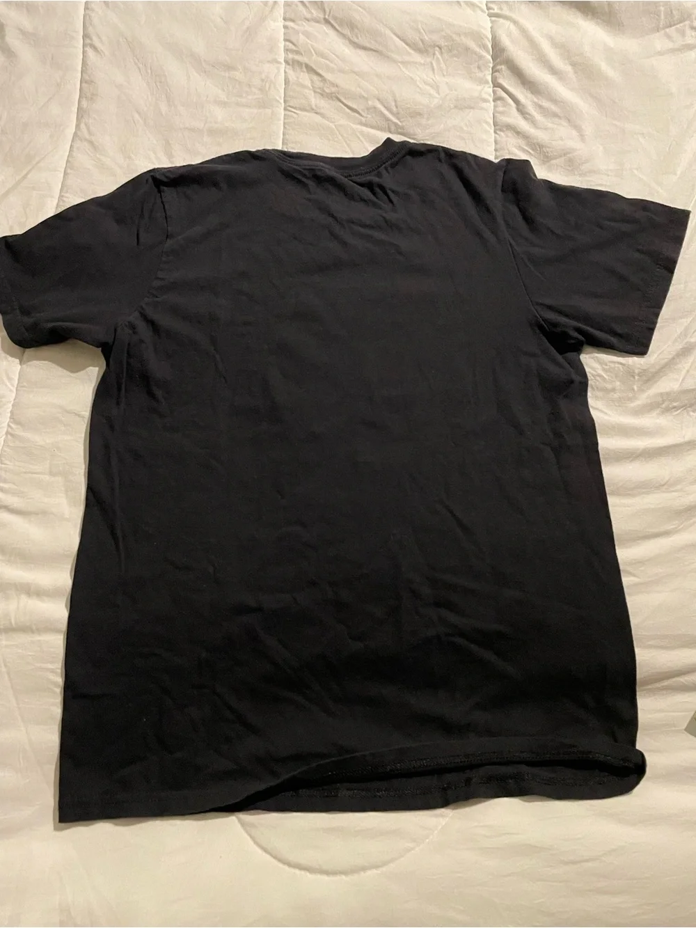 adidas Black Tee with Gold Logo
